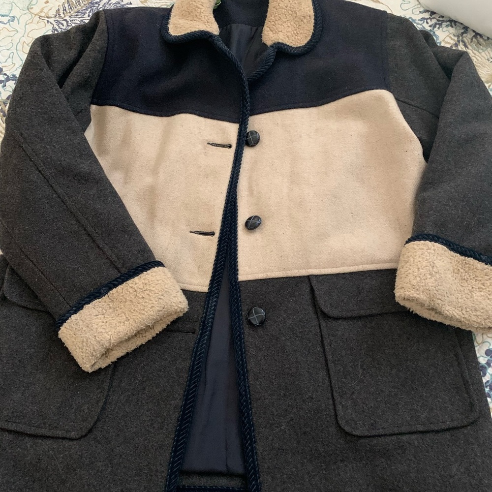 Wool car coat